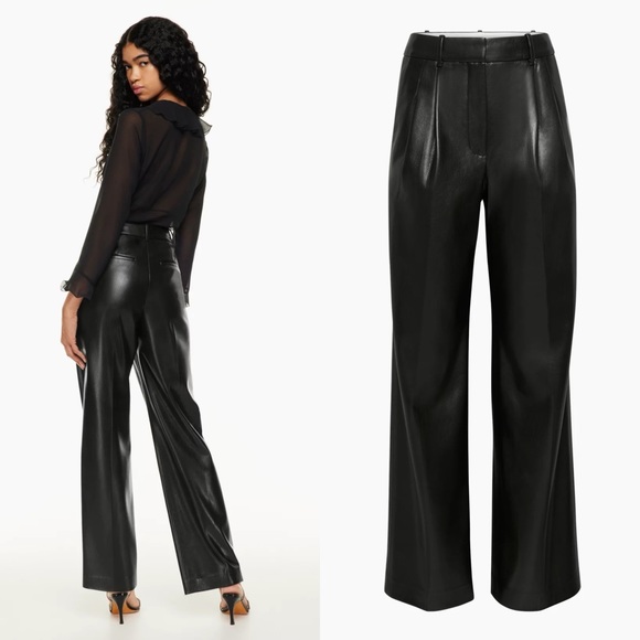 Wilfred Pants - WILFRED Effortless Pants in Vegan Leather